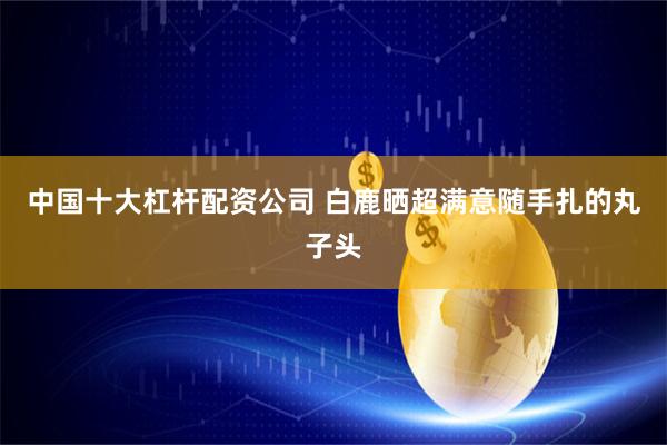 中国十大杠杆配资公司 白鹿晒超满意随手扎的丸子头
